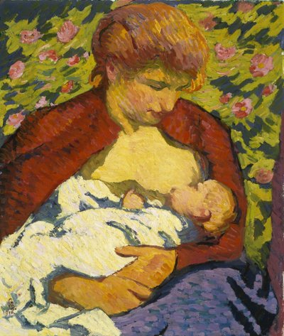 Junge Mutter von Giovanni Giacometti
